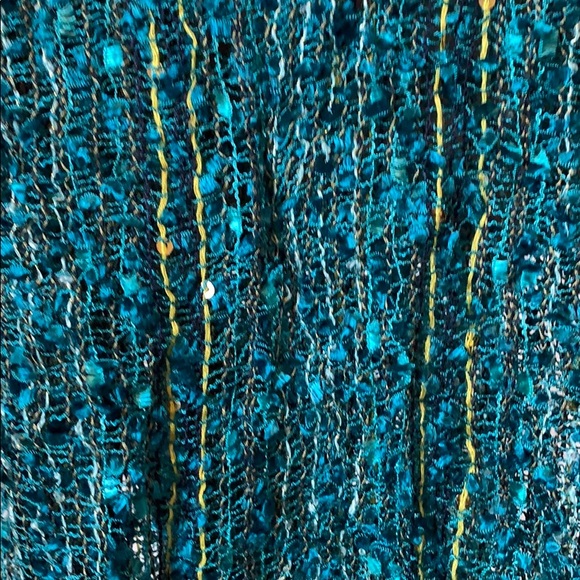 Turquoise Scarf - Picture 2 of 3